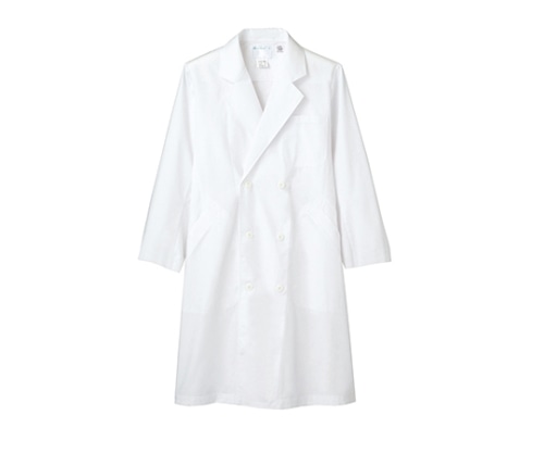 住商モンブラン 診察衣 メンズ 長袖W 白 51-811 5L 1枚（ご注文単位1枚）【直送品】