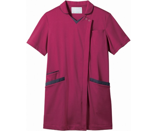 住商モンブラン スクラブ レディス 半袖 バーガンディ/ネイビー S 73-2288 S 1枚(ご注文単位1枚)【直送品】