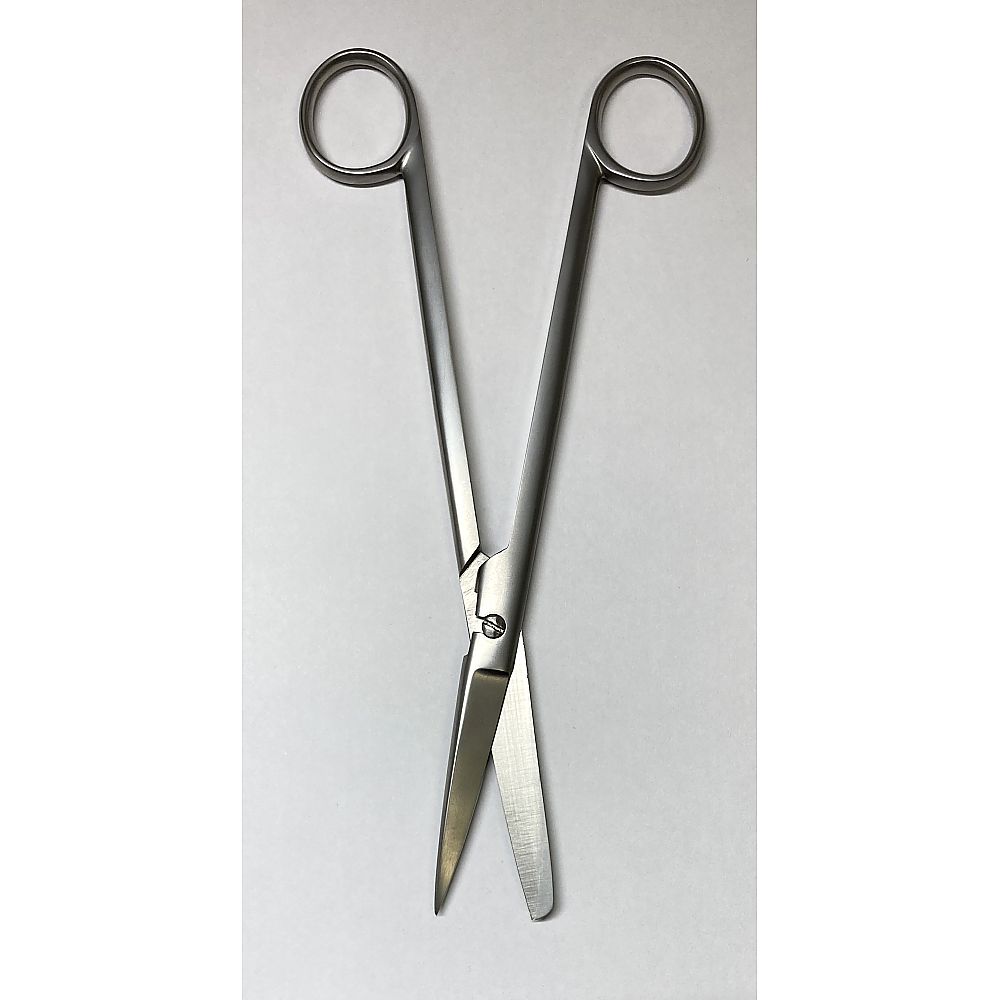 ルマン 外科剪刀 片鋭片鈍 直 ハズシ 18.5cm 左利き用  1本（ご注文単位1本）【直送品】