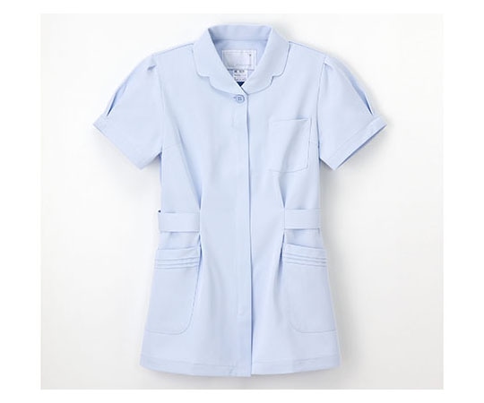 ナガイレーベン 女子上衣 ブルー M HE1972 1枚（ご注文単位1枚）【直送品】