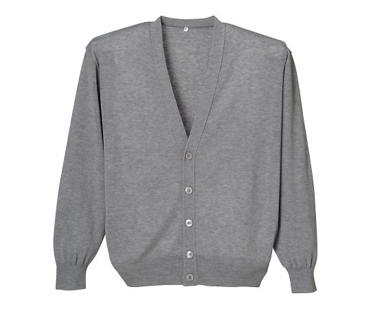 ディーフェイズ 抗ピルメンズカーディガン 杢グレー LL D2001 1枚(ご注文単位1枚)【直送品】