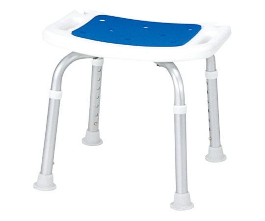 マキテック シャワーベンチ背無 ブルー SB-62BL 1個（ご注文単位1個）【直送品】