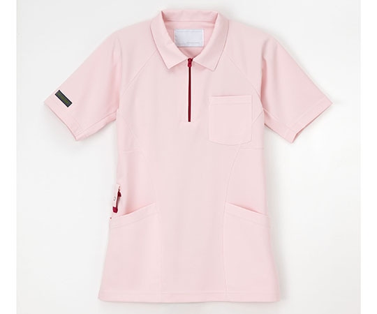 ナガイレーベン ニットシャツ ペールピンク S CX-3117 1枚（ご注文単位1枚）【直送品】