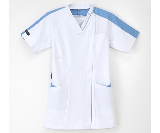 ナガイレーベン 女子スクラブ Tスカイブルー LL LX-4077 1枚（ご注文単位1枚）【直送品】