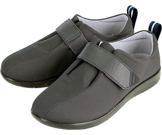 オオサキメディカル PH転びにくいシューズつま先あり 黒 SS 71401 1足(ご注文単位1足)【直送品】