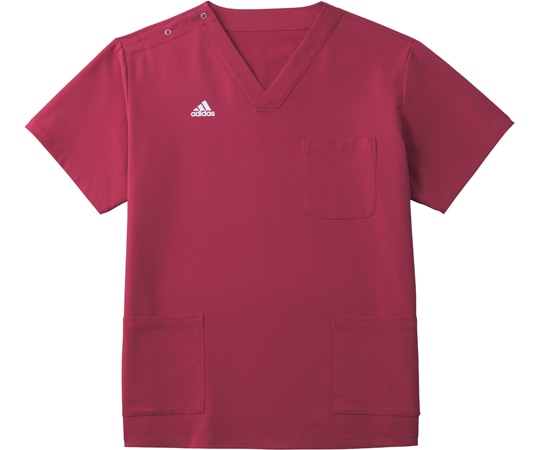 KAZEN スクラブ（男女兼用）ワイン LL KZN331-15L 1枚（ご注文単位1枚）【直送品】