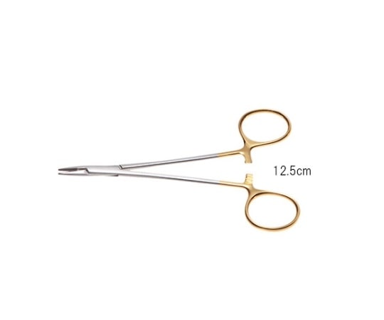 日本フリッツメディコ T/C形成特殊持針器 12.5cm 0.2mmチップ EF-2113 1個(ご注文単位1個)【直送品】