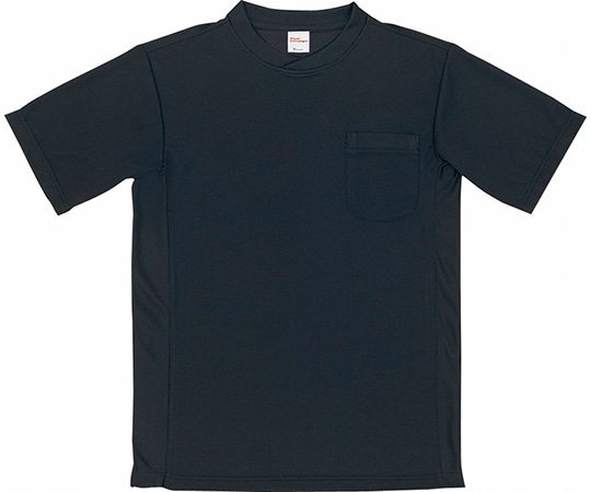 WHISEL（自重堂） 半袖Tシャツ ブラック S 47684 1枚（ご注文単位1枚）【直送品】