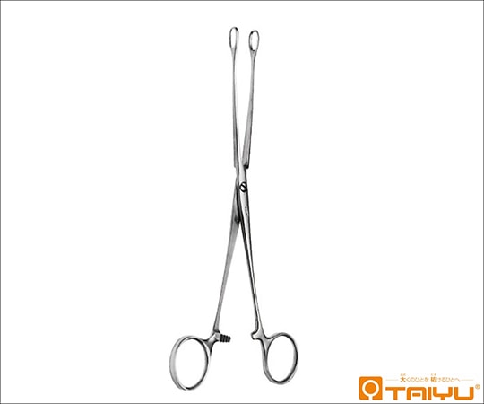 TAIYU（大祐医科工業） リンパ腺鉗子 A型楕円 ネジ止 全長20cm TY-612A 1本（ご注文単位1本）【直送品】