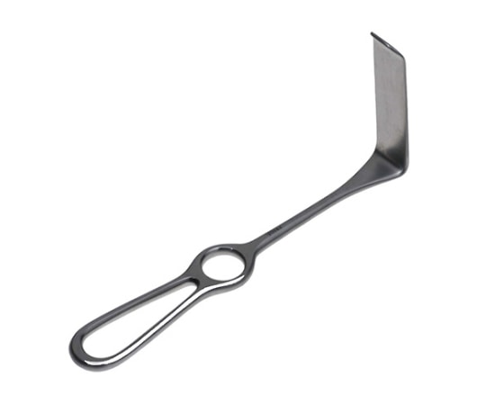 日本フリッツメディコ 扁平鈎 ランゲンベック 21cm 巾25×60mm 4A R092-1227 1個（ご注文単位1個）【直送品】