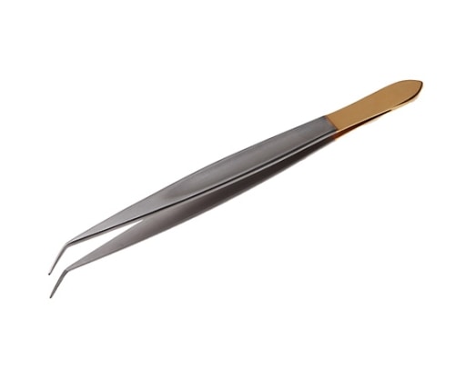 日本フリッツメディコ T/C内胸動脈剥離 ピンセット 19cm 0.3チップ付 直 A002-017T 1本（ご注文単位1本）【直送品】