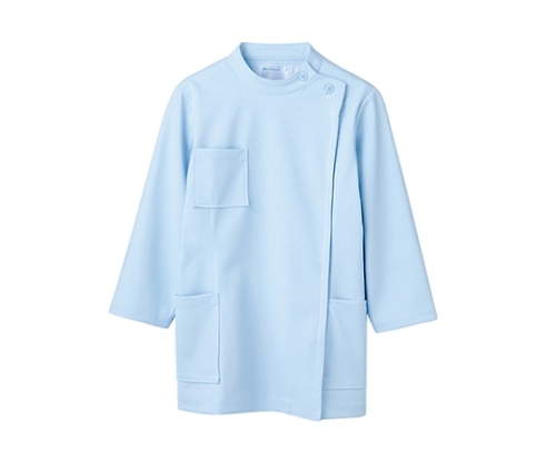 住商モンブラン ケーシー レディス 半袖 サックス 52-114 L 1枚（ご注文単位1枚）【直送品】