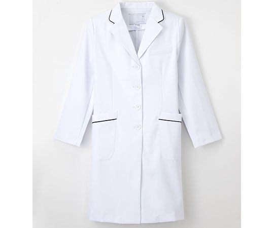 ナガイレーベン 女子診察衣 (シングル/ネイビーライン) S FT4550 1枚(ご注文単位1枚)【直送品】