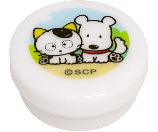 金鵄製作所 タマプリント深型壷 10mL 白フタ 50個入 A2020-000WH 1袋（ご注文単位1袋）【直送品】