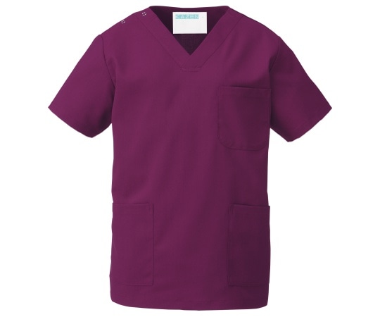 KAZEN スクラブ（男女兼用） プラム M 133-95 M 1枚（ご注文単位1枚）【直送品】