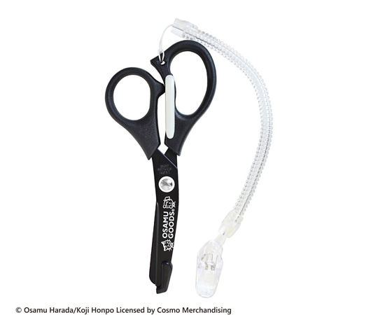 セントレディス キャラクター医療用はさみ OSAMU GOODS ジル&キャット ブラック ST-UOS0001 1個（ご注文単位1個）【直送品】