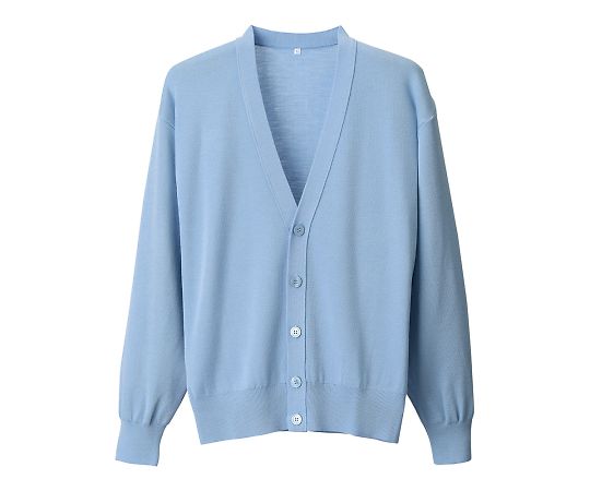 ディーフェイズ 抗ピルメンズカーディガン サックス M D2001 1枚（ご注文単位1枚）【直送品】