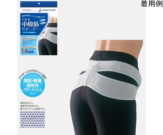 三進興産 ソルボ中殿筋サポーター メッシュ薄型 S  1個（ご注文単位1個）【直送品】