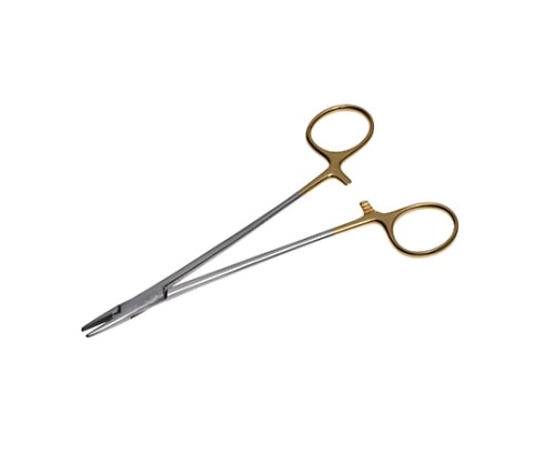 日本フリッツメディコ T/Cヘガール持針器 14cm E007-014X 1個(ご注文単位1個)【直送品】