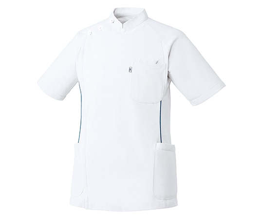 ミズノ（チトセ） 男性ケーシージャケット ホワイト S MZ0049-C-1-S 1枚（ご注文単位1枚）【直送品】