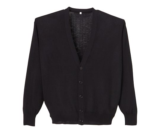 ディーフェイズ 抗ピルメンズカーディガン ブラック S D2001 1枚（ご注文単位1枚）【直送品】