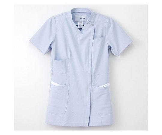 ナガイレーベン 女子上衣 ブルー LL LX4052 1枚（ご注文単位1枚）【直送品】