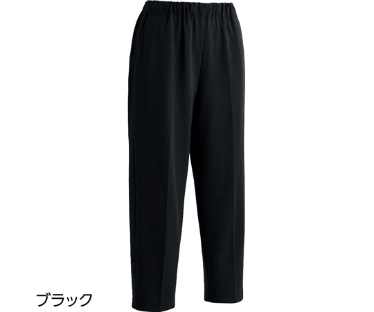 ケアファッション おしりスルッとカチオンライトパンツ ブラック L（股下60cm） 89880 1枚（ご注文単位1枚）【直送品】