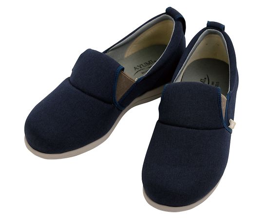 徳武産業 ゆったり簡単スリップオン 3E 片足 右のみ ネイビー S 1043 1個（ご注文単位1個）【直送品】