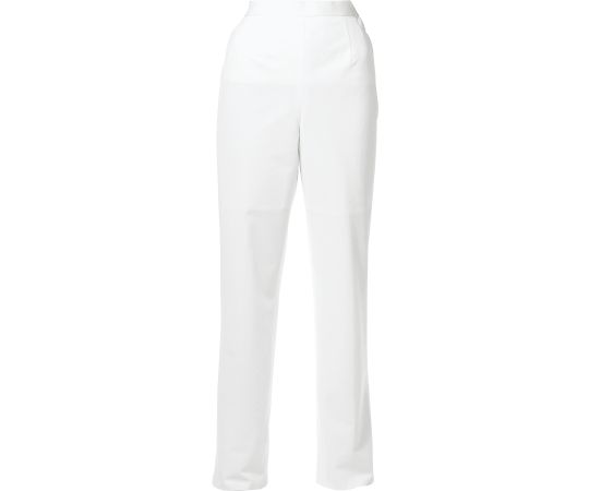 KAZEN レディススラックス 白 S 269-10 S 1枚（ご注文単位1枚）【直送品】