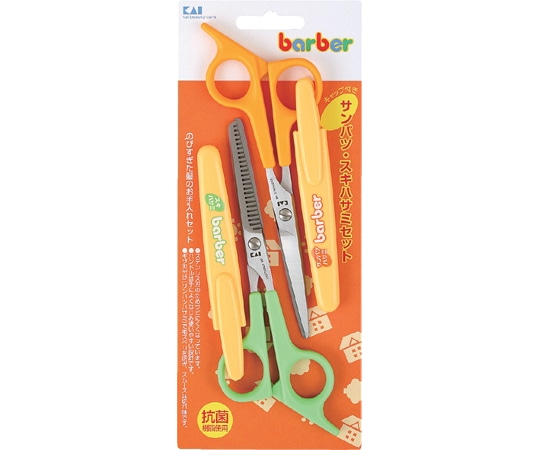 貝印 サンパツ・スキハサミセット #000KK0234 1個（ご注文単位1個）【直送品】