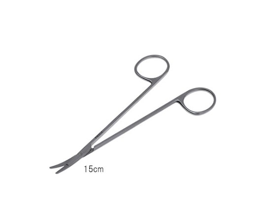 日本フリッツメディコ キルナー剪刀 15cm 曲 B027-420 1個（ご注文単位1個）【直送品】