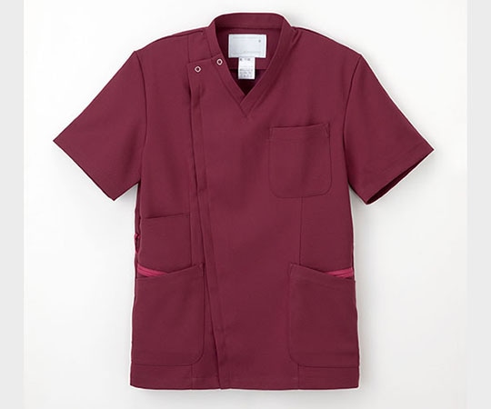 ナガイレーベン 男子スクラブ バーガンディ LL ML1132 1枚（ご注文単位1枚）【直送品】