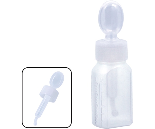 金鵄製作所 マーカー投薬瓶 30mL スポイト付キャップ（ホワイト:白）1箱（200本入） B2550-00000 1箱（ご注文単位1箱）【直送品】