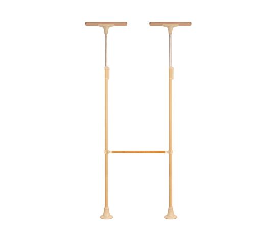 DIPPERホクメイ ベスポジBPZ Tベース ロング H型 木手すり 固定900 セット BPZ-H2000-71 1個（ご注文単位1個）【直送品】