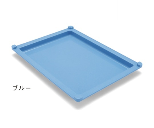 サカセ トレー 34-02タイプ（深さ2cm）帯電防止 ブルー PT34-02 1個（ご注文単位1個）【直送品】