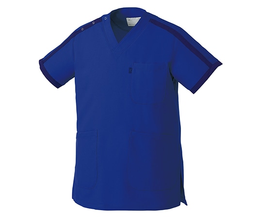 ミズノ(チトセ) 男女兼用スクラブ ブルーネイビー S MZ0090-C3/S 1枚(ご注文単位1枚)【直送品】