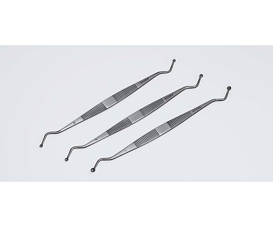 日本フリッツメディコ 歯科用両頭鋭匙 15.5cm 匙幅:3.5mm T008-5099 1個（ご注文単位1個）【直送品】