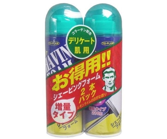 東京企画販売 シェービングフォーム 2本入  1個（ご注文単位1個）【直送品】