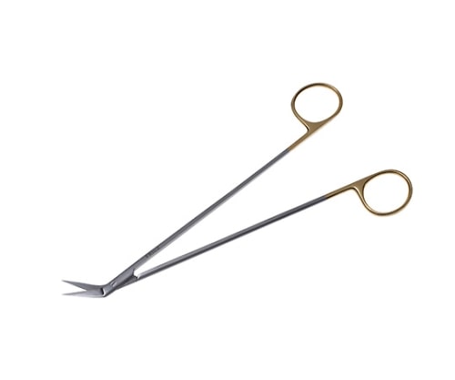 日本フリッツメディコ T/Cポッツスミス・アングル剪刀 19cm 45度 B027-019B 1個（ご注文単位1個）【直送品】