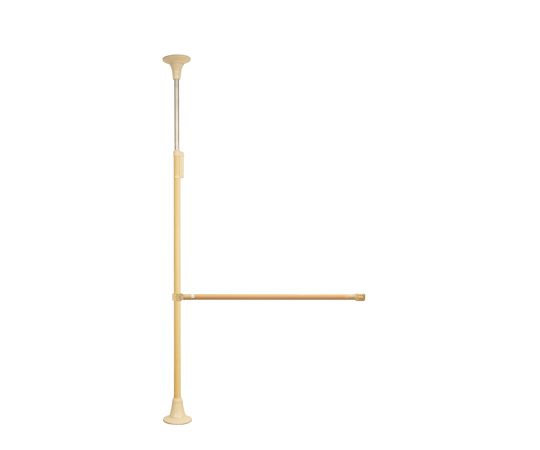 DIPPERホクメイ ベスポジBPZ 丸ベース レギュラート型 伸縮手すり 固定1200-1500 セット BPZ-K5500-12 1個（ご注文単位1個）【直送品】