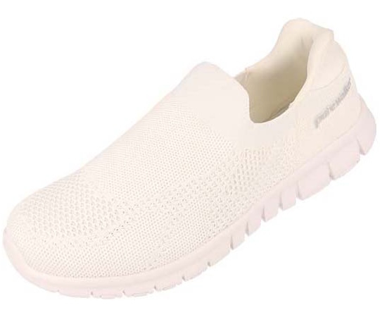 ダイマツ BMZハンズフリーシューズ 25.0cm ホワイト PW1502 1足(ご注文単位1足)【直送品】