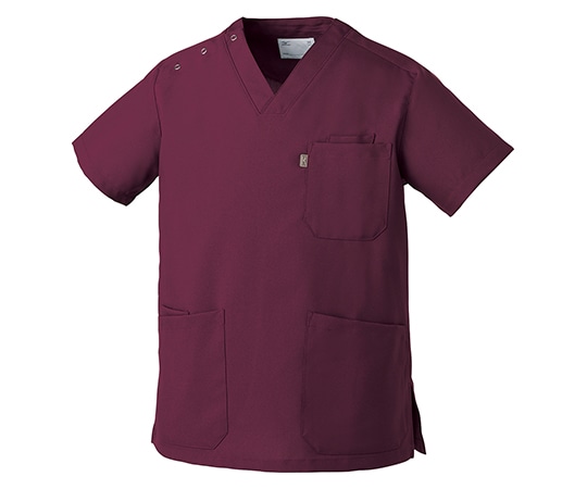 ミズノ（チトセ） 男女兼用スクラブ ワイン M MZ0021-C-2-M 1枚（ご注文単位1枚）【直送品】