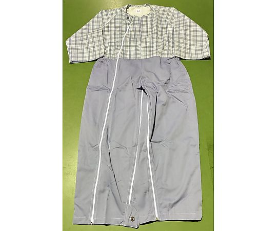 アズワン 介護つなぎ ブルー LLサイズ 10枚入  1箱（ご注文単位1箱）【直送品】