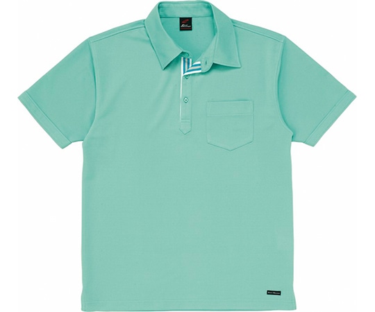 WHISEL（自重堂） 半袖ポロシャツ エメラルド M 85214 1枚（ご注文単位1枚）【直送品】