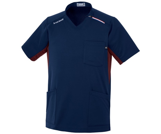 ルコックスポルティフ ニットスクラブ 3 ブラック 5L UZL3208 1枚（ご注文単位1枚）【直送品】