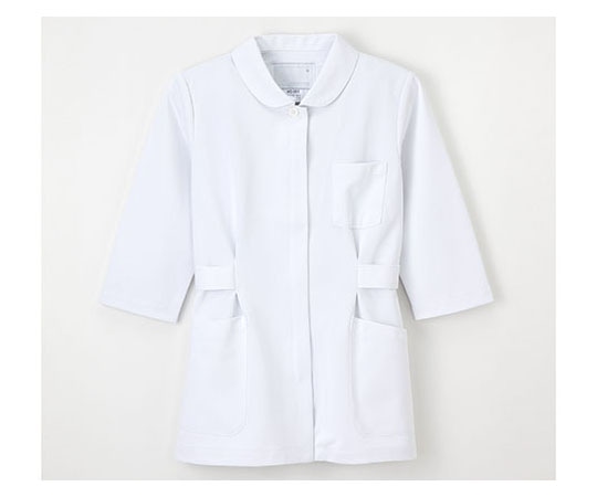 ナガイレーベン 女子上衣7分袖 ホワイト EL HO1911 1枚（ご注文単位1枚）【直送品】