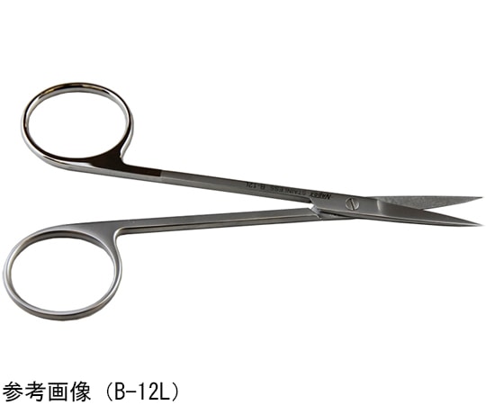 Leprex 左利き用小直剪刀 両鋭 110mm LB-12-L 1個(ご注文単位1個)【直送品】