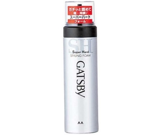 マンダム ギャツビー スタイリングフォーム スーパーハード 185g  1個（ご注文単位1個）【直送品】