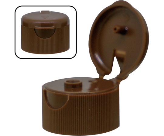 金鵄製作所 【キンシ製投薬瓶用】ワンタッチキャップ丈(ブラウン:茶)<瓶本体は付属しません> 1袋(100本入) 20910-008 1袋(ご注文単位1袋)【直送品】