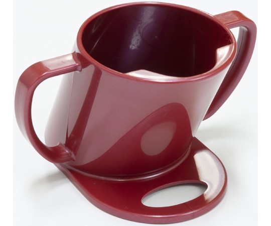 T&M 飲みやすい､飲ませやすいカップ 日本製 レッド  1個（ご注文単位1個）【直送品】